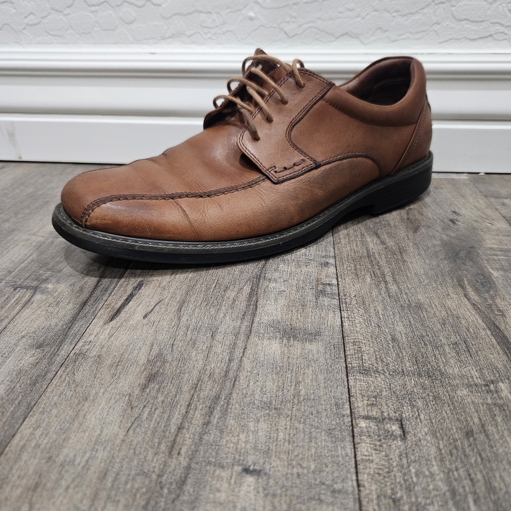 Johnston & Murphy Tan Leather Oxfords